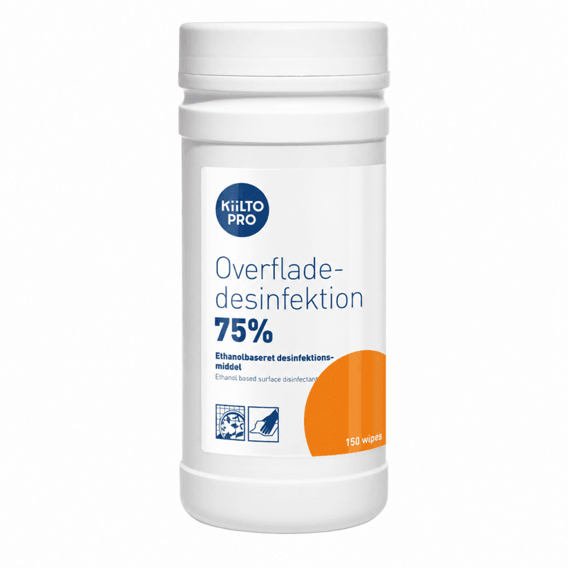 Overflatedesinfeksjon 75% 150 våtservietter