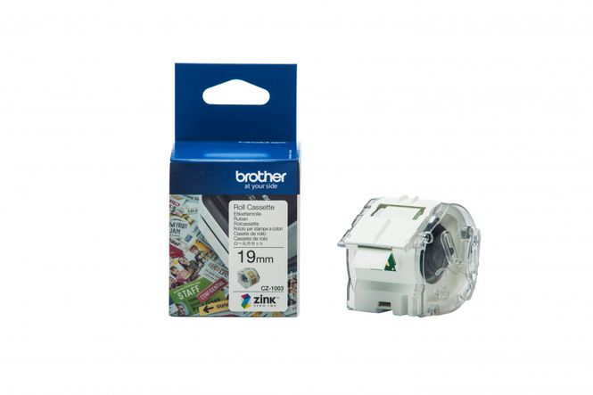 Hovedbilde Brother CZ-1003 tape white 19mm x 5m