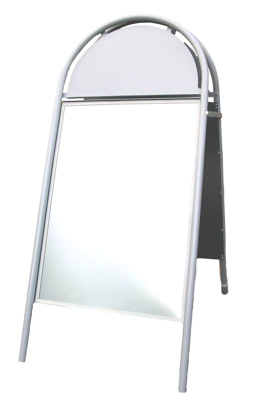 Gatebukk Expo Gotik  50x70cm hvit