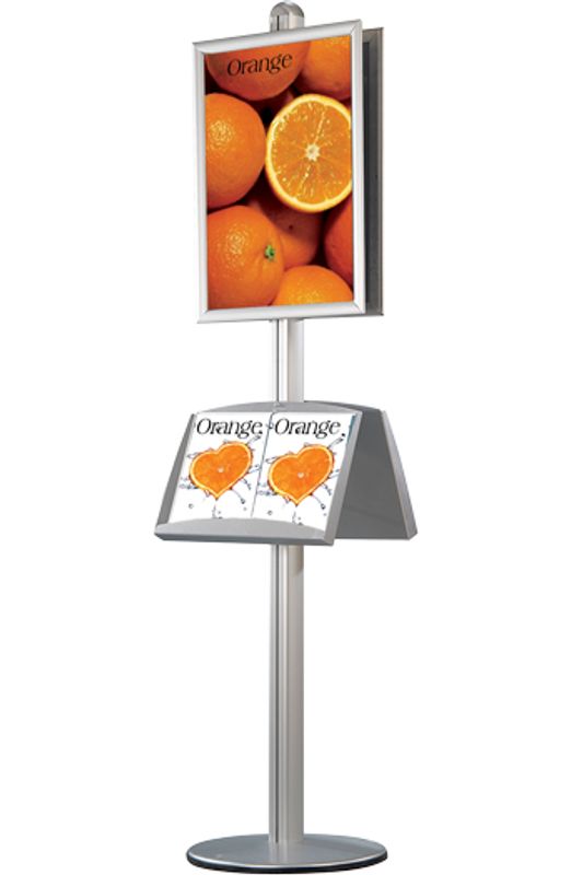 Plakat / brosjyrestativ dobbeltsidig 50x70 cm 2stk  2x A4