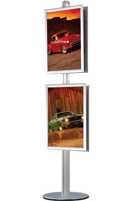 Hovedbilde Plakatstativ dobbelt 4 x 50x70cm