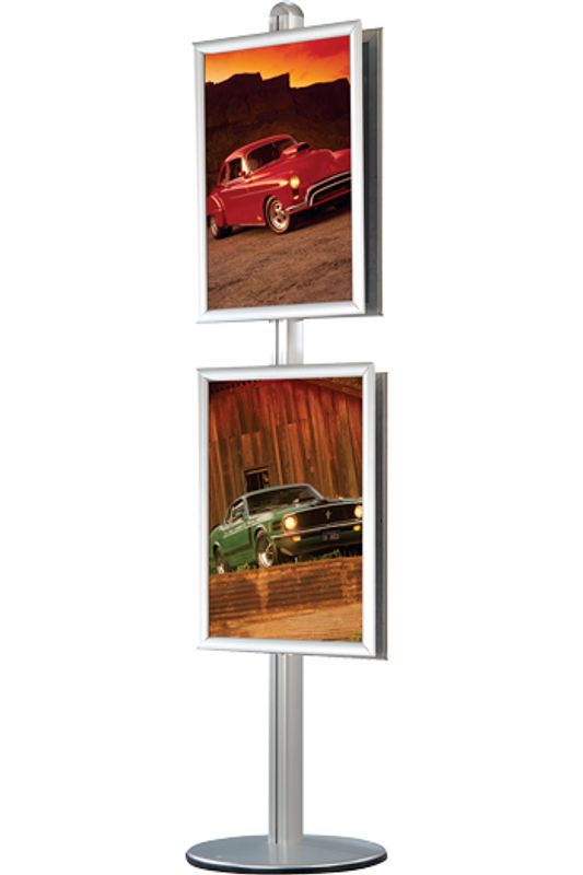 Plakatstativ dobbelt 4 x A1