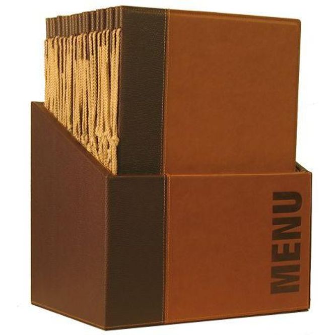 Hovedbilde Spisekart Trendy 20 stk A4 brun