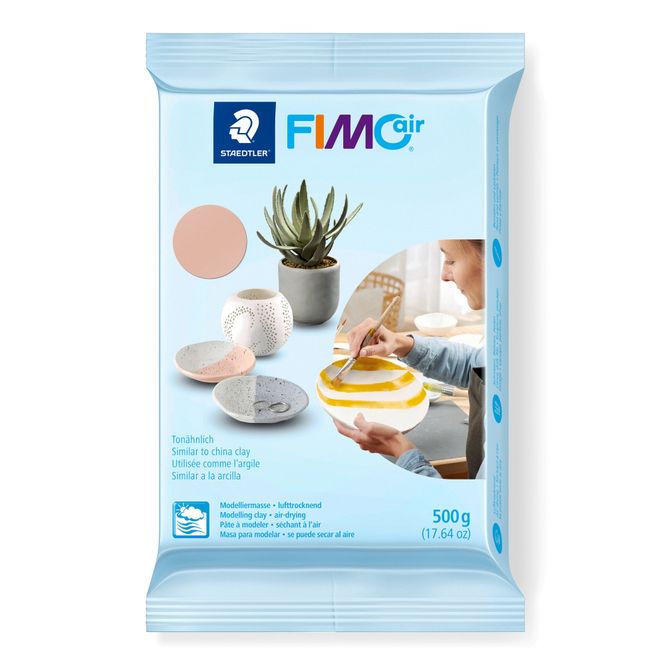 Hovedbilde Modelleringsleire FIMO AIR 500g Fersken