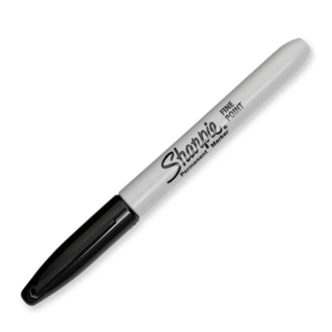 Hovedbilde Tusj 1mm fine sort 12 stk. Sharpie