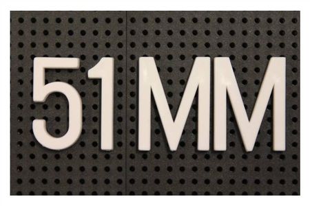 Siffersett pegboard 51mm
