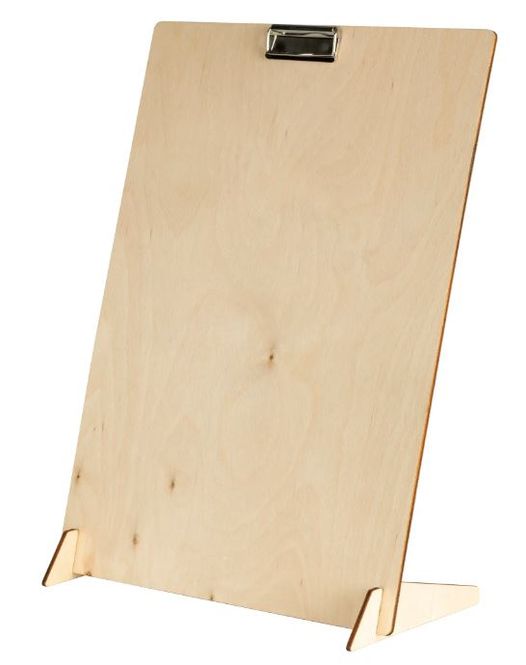 Hovedbilde Menyholder A4 med klemme