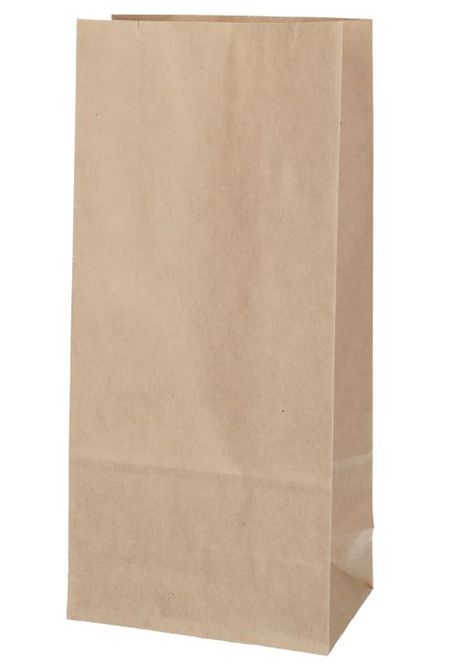 Hovedbilde Papirpose brun kraft 9x6x21cm. 1000 stk.