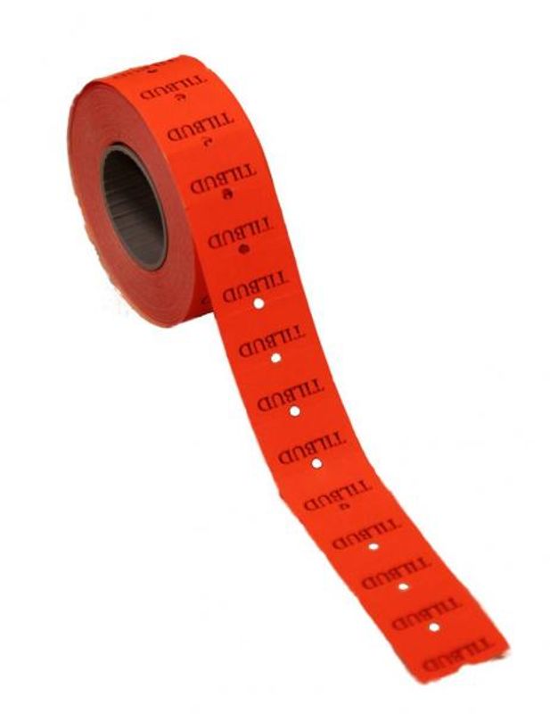 Motex etikett Tilbud 21x12mm