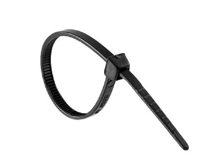 Hovedbilde Buntebånd 100x2,5mm sort 100 stk.