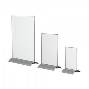 Prisskilt / Menyholder alufot 1/3A4
