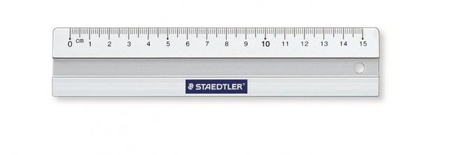 Hovedbilde Linjal metall 15cm