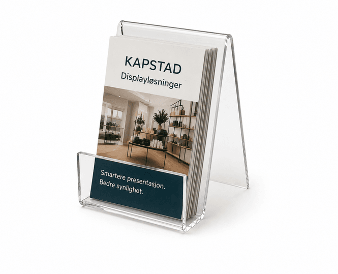 Hovedbilde Bokstøtte i akryl Mini 6 × 8 cm – ...