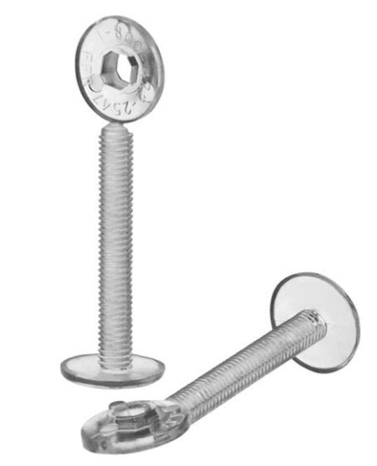 Hovedbilde Skrue Quick grip M6x28mm kunstmateriale 100 stk.
