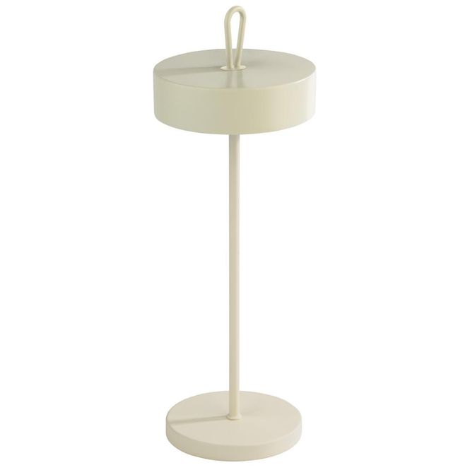 Hovedbilde Bordlampe LED oppladbar kremvit