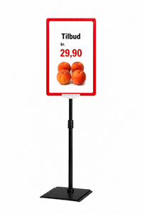 Rammesett A4 rød
