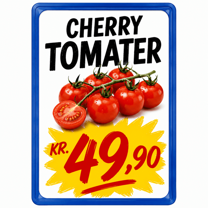 Hovedbilde Plakatramme A6 blå