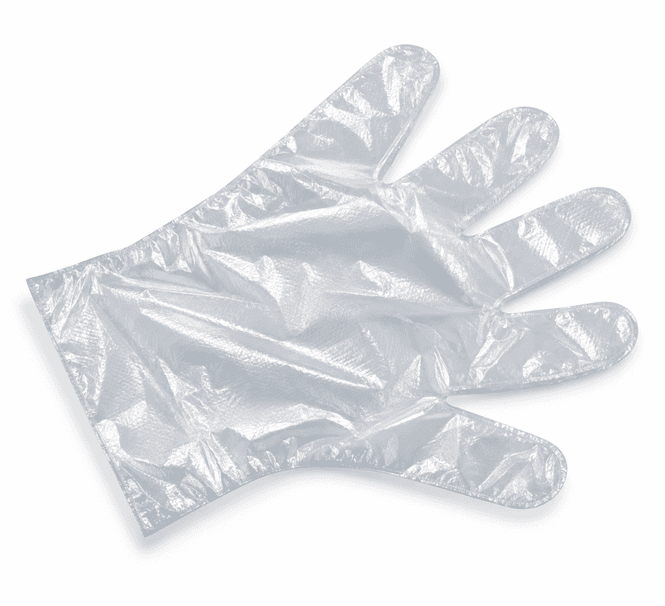 Hovedbilde Engangshansker PE large 100 stk.