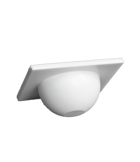 Hovedbilde Plastfot 50x50mm hvit 100 stk.