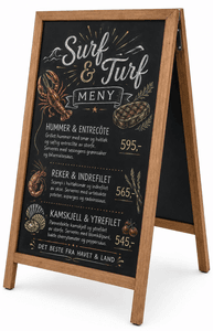Gatebukk 70x125cm teakfarge