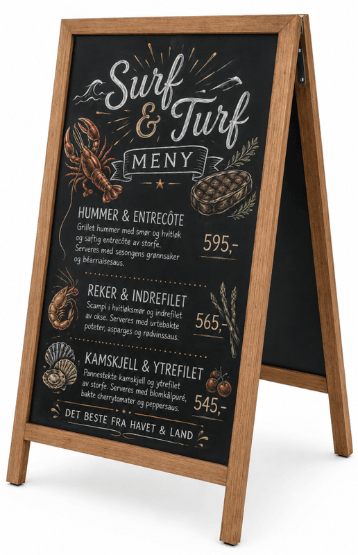 Gatebukk 70x125cm teakfarge