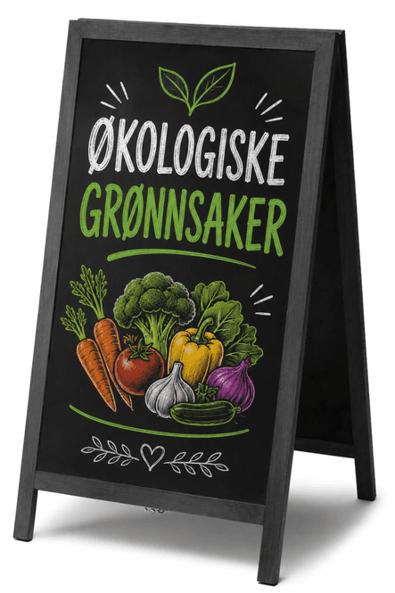 Hovedbilde Gatebukk 68x120cm sort matt
