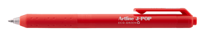 Hovedbilde Gel Pen 0,7mm J-POP ECO-GREEN rød Artline 12stk.