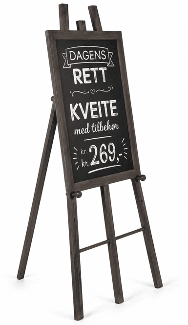 Hovedbilde Staffeli sort matt 168 cm