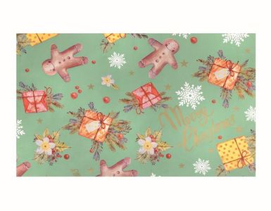 Gavepose Jul 35x50cm 50 stk  assorterte farger
