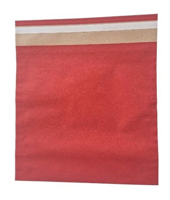 Hovedbilde Eco papirpose med limklaff 30x39x13cm rød 100 stk