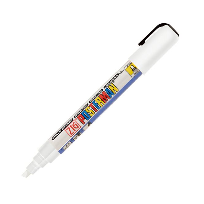 Hovedbilde Posterman tusj 6mm hvit