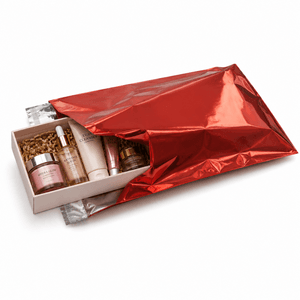 Gavepose 15x23+4 cm rød 50 stk