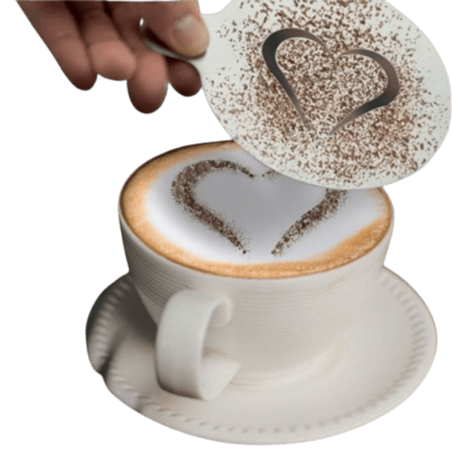 Hovedbilde Kaffesjablong 2pk.