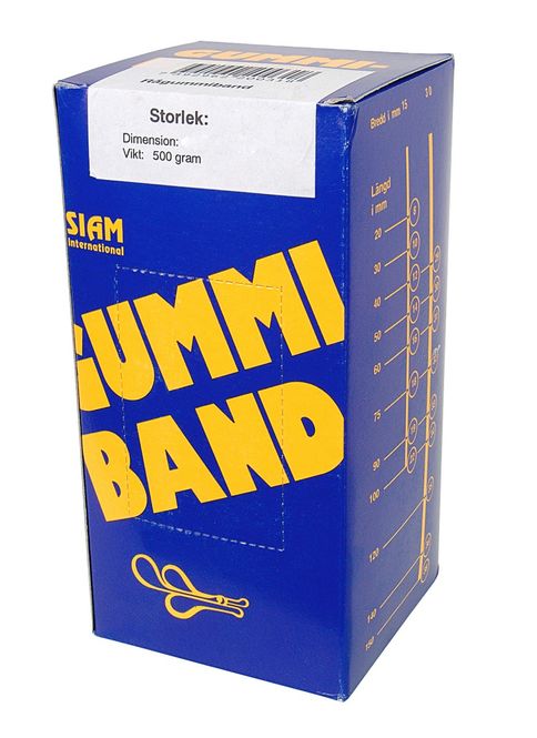Hovedbilde Gummistrikk nr.10 30x1,5mm (500g)