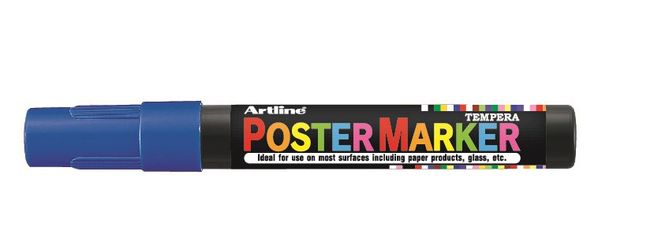 Hovedbilde PosterMarker 2.0 Blå Artline 12 stk.