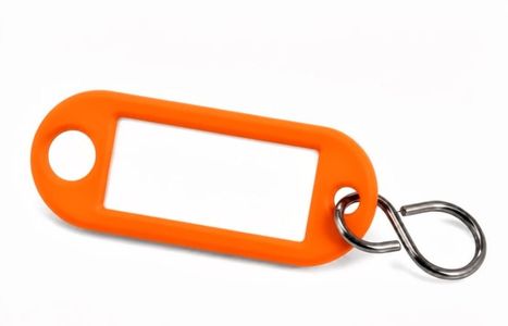 Nøkkelbrikke orange 100 stk.
