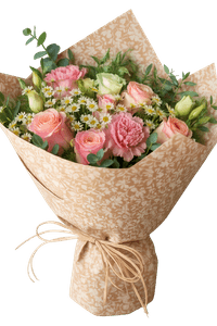 Blomsterpapir malva hvit ark 50x70 cm 15kg.