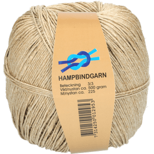 Hovedbilde Hampgarn 3/3 1,6mm 225m