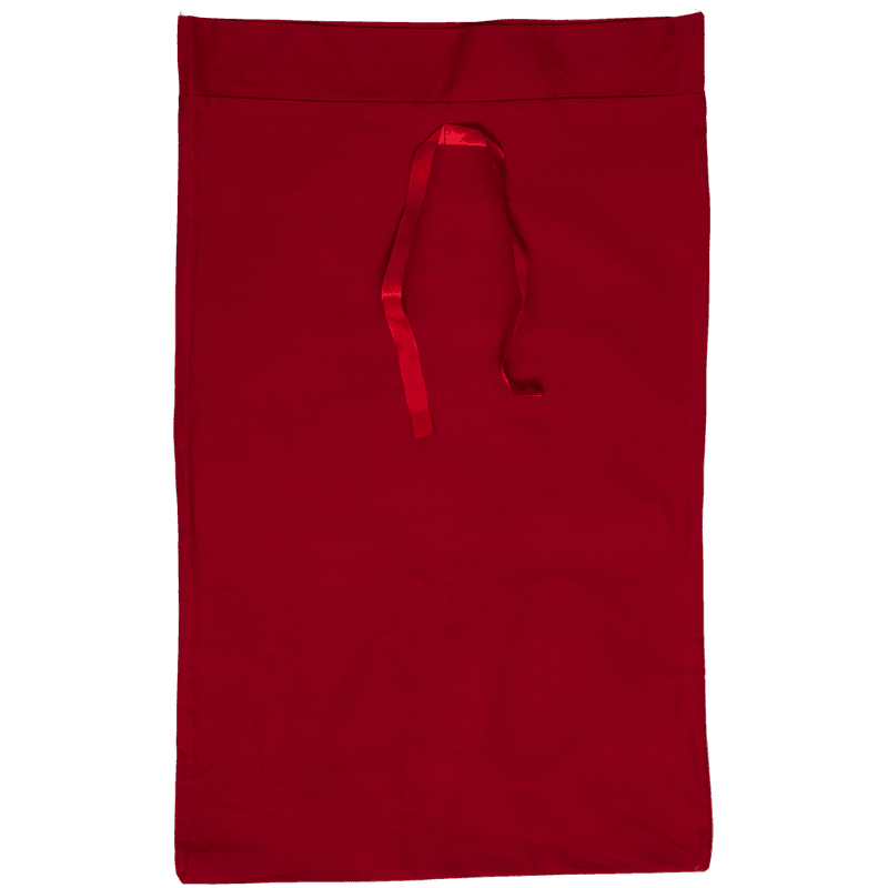 Tøysekk rød 50x80cm 25 stk.