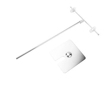 Plakatholder med klyper 43,5-70cm