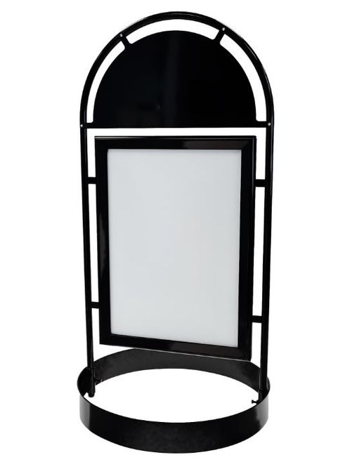 Hovedbilde Gatebukk Gotik Circle 50x70cm sort