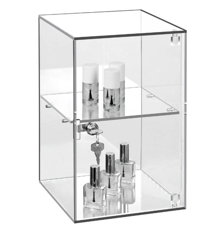 Bordvitrine 30cm låsbart
